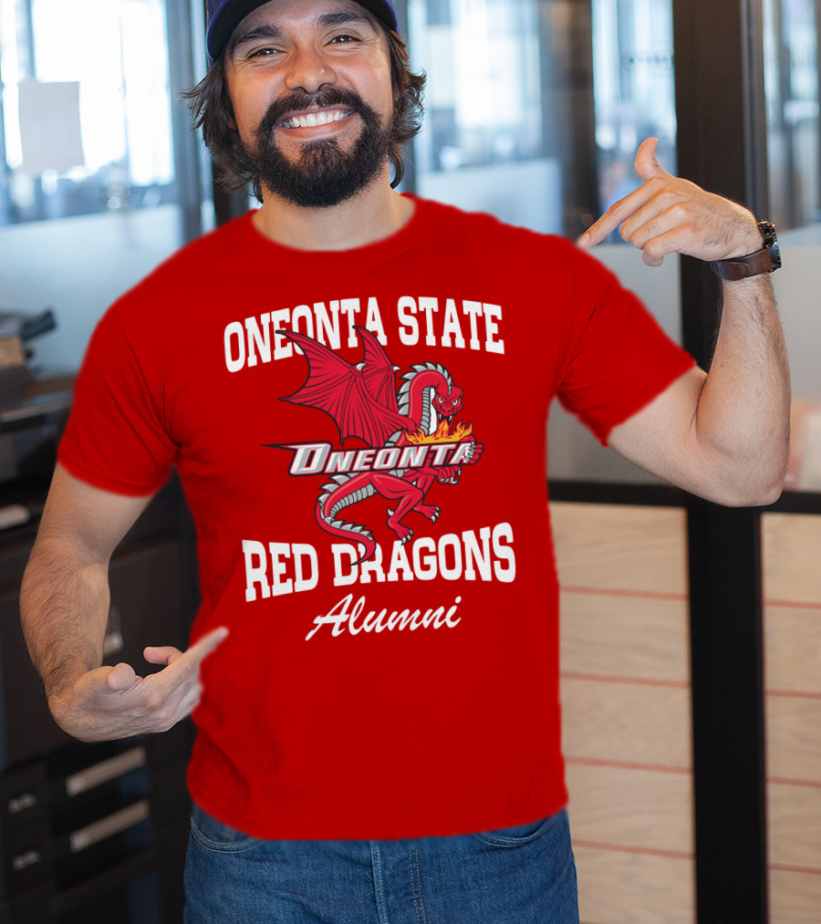 Oneonta State Red Dragons Alumni T-Shirt