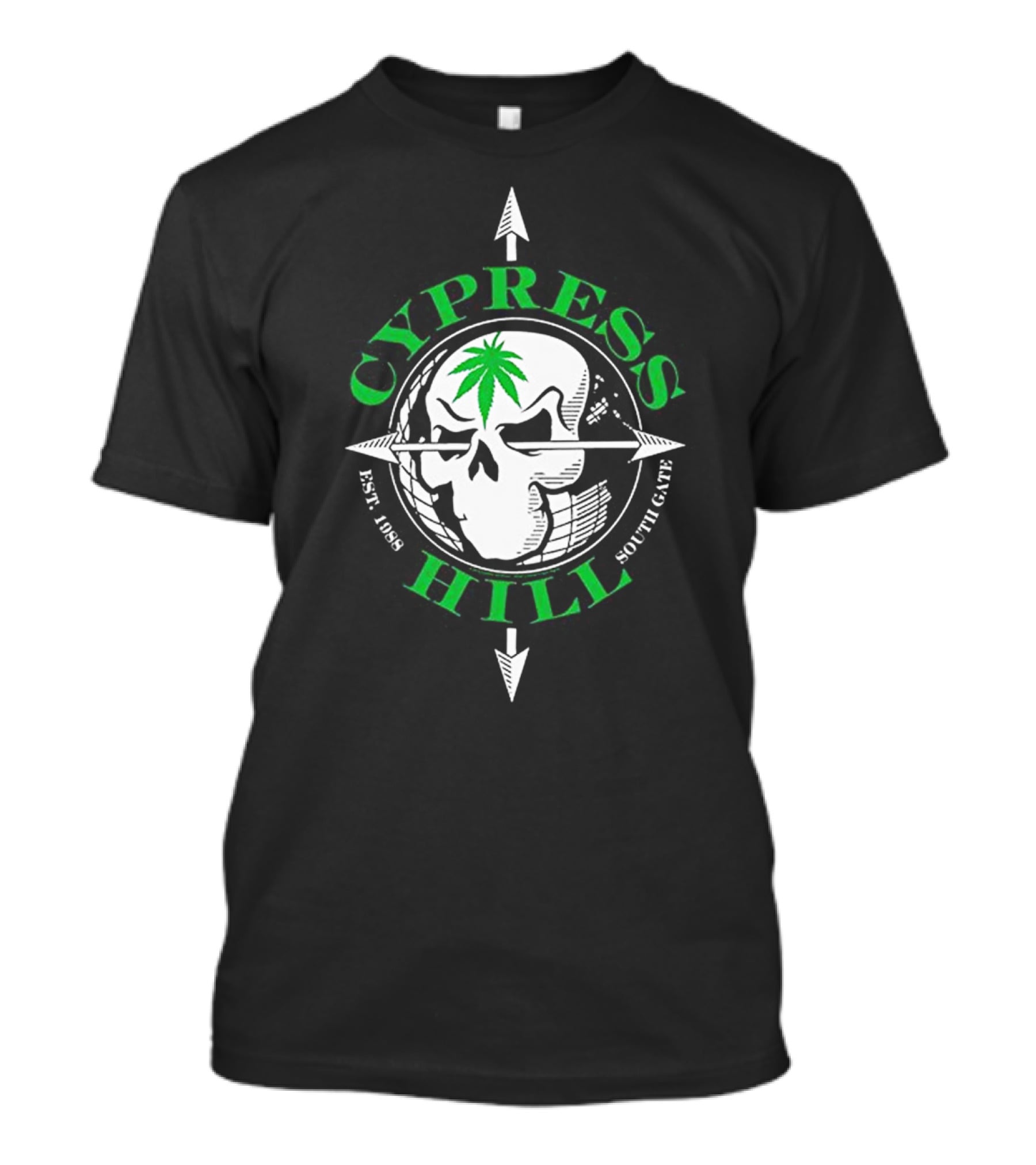 Cypress Hill Est. 1988 South Gate Skull T-Shirt