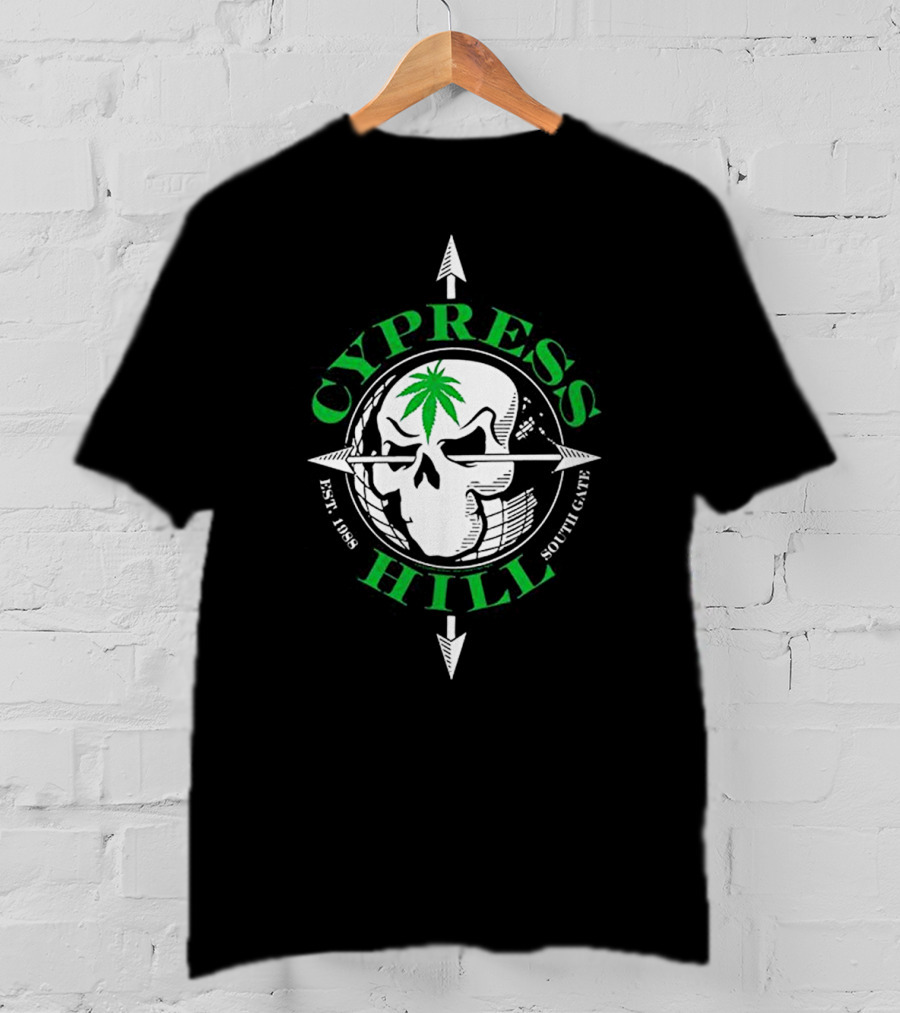Cypress Hill Est. 1988 South Gate Skull T-Shirt
