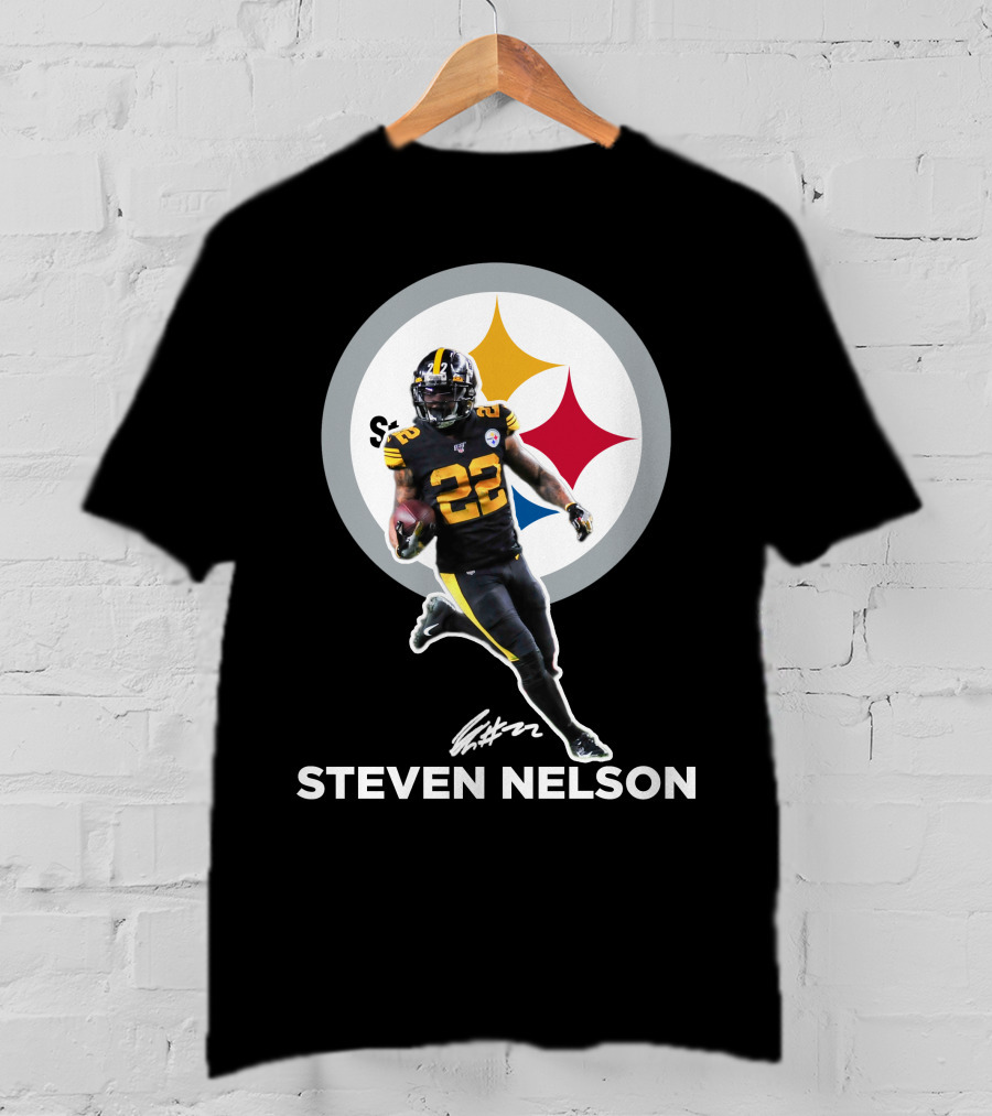Steven Nelson Pittsburgh Football Number 22 T-Shirt