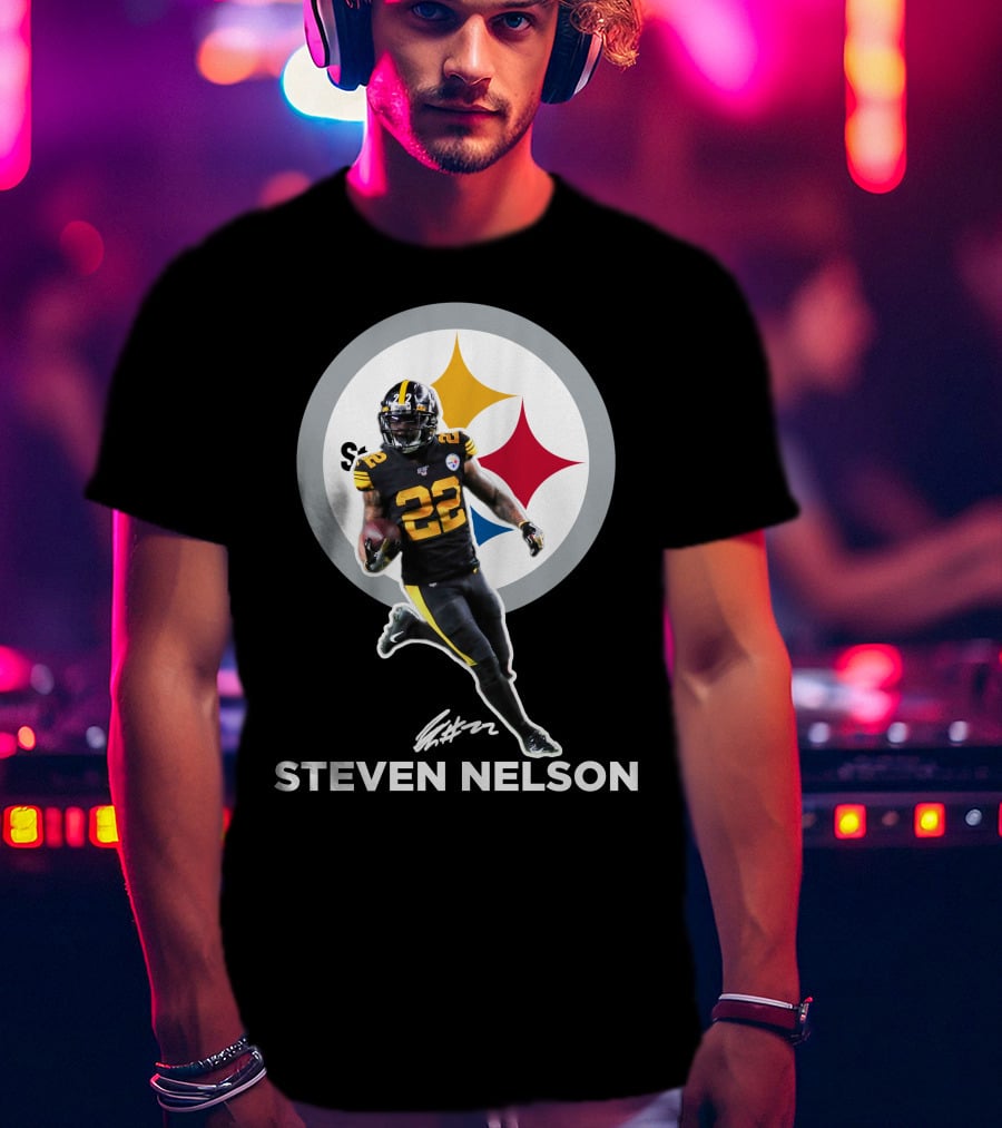 Steven Nelson Pittsburgh Football Number 22 T-Shirt