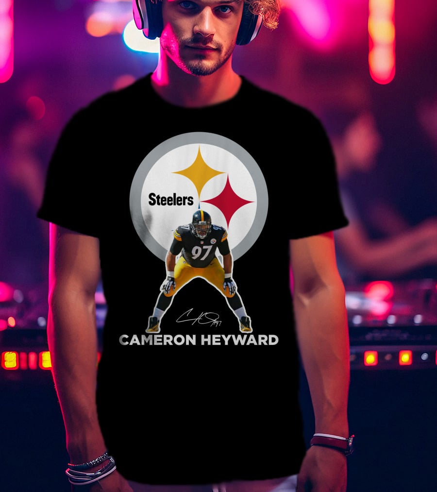 Cameron Heyward Pittsburgh Steelers 97 Nfl Player Signature T-Shirt
