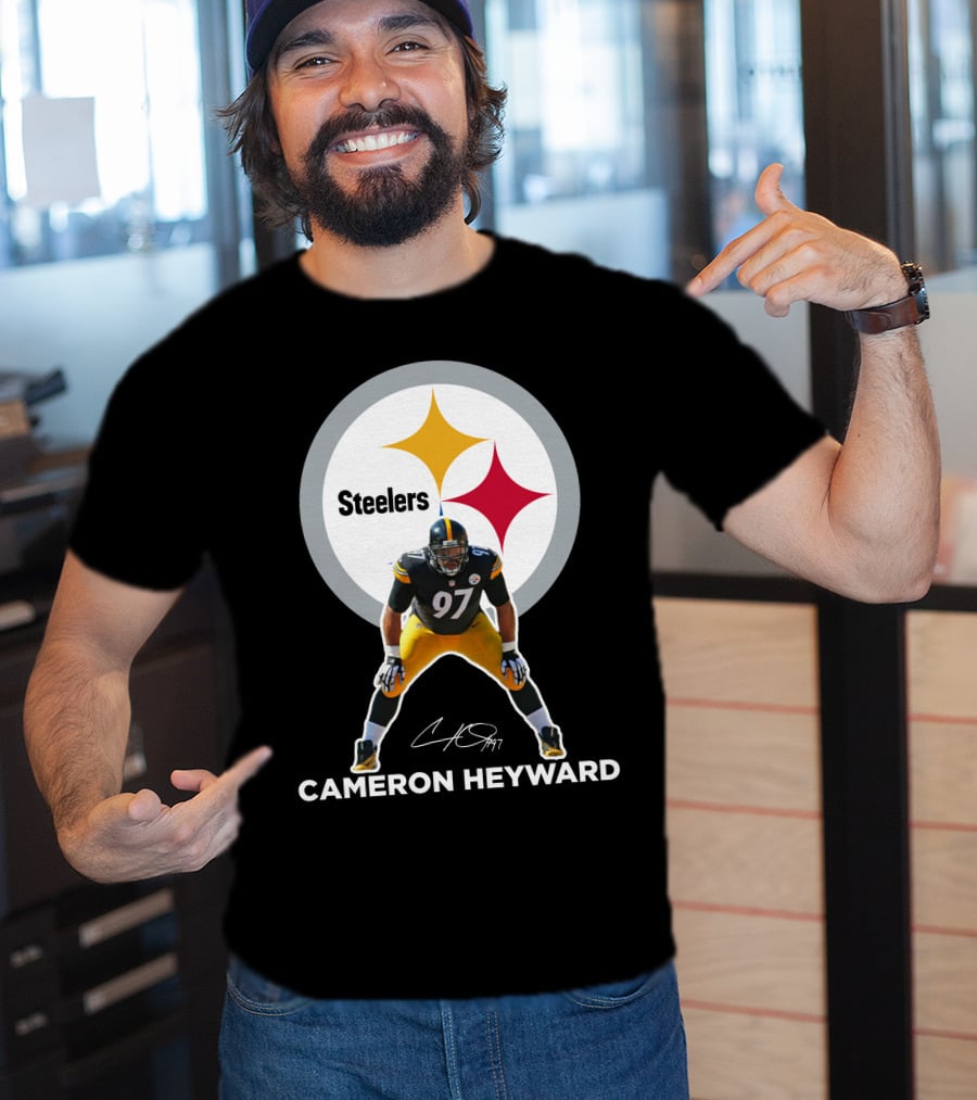Cameron Heyward Pittsburgh Steelers 97 Nfl Player Signature T-Shirt