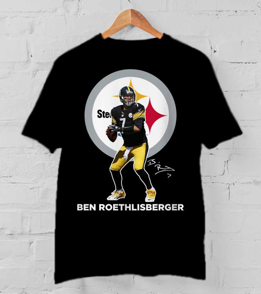 Ben Roethlisberger Steelers Number 7 T-Shirt