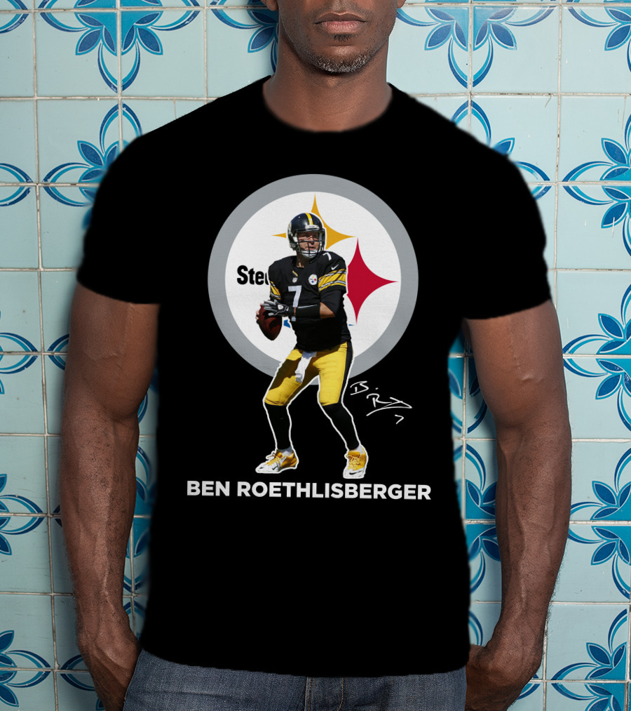 Ben Roethlisberger Steelers Number 7 T-Shirt