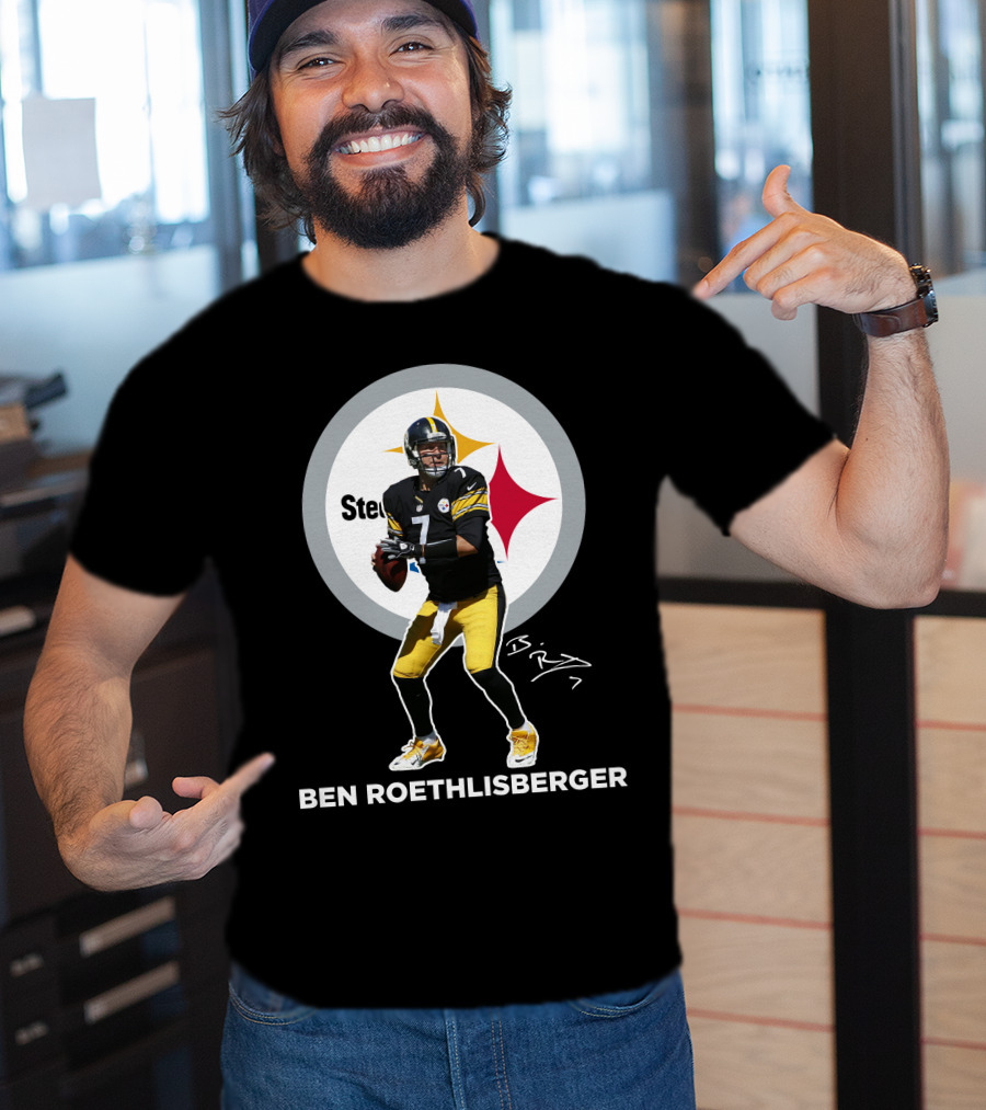 Ben Roethlisberger Steelers Number 7 T-Shirt