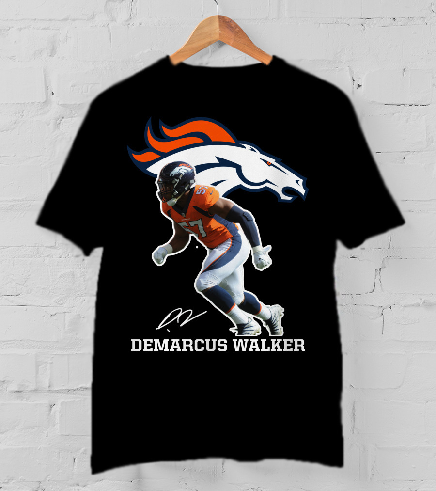Demarcus Walker Denver Broncos 57 Football Player T-Shirt