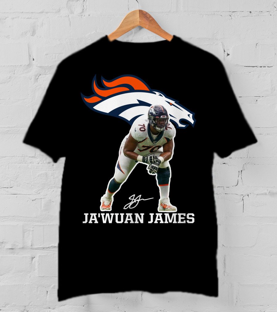 Ja'wuan James Denver Broncos Football Player Official Merchandise T-Shirt