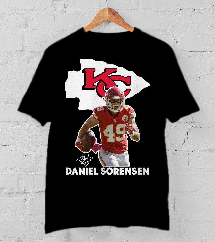 Daniel Sorensen Kansas City Chiefs 49 NFL Football Player T-Shirt