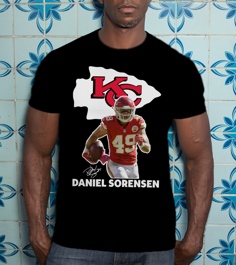 Daniel Sorensen Kansas City Chiefs 49 NFL Football Player T-Shirt