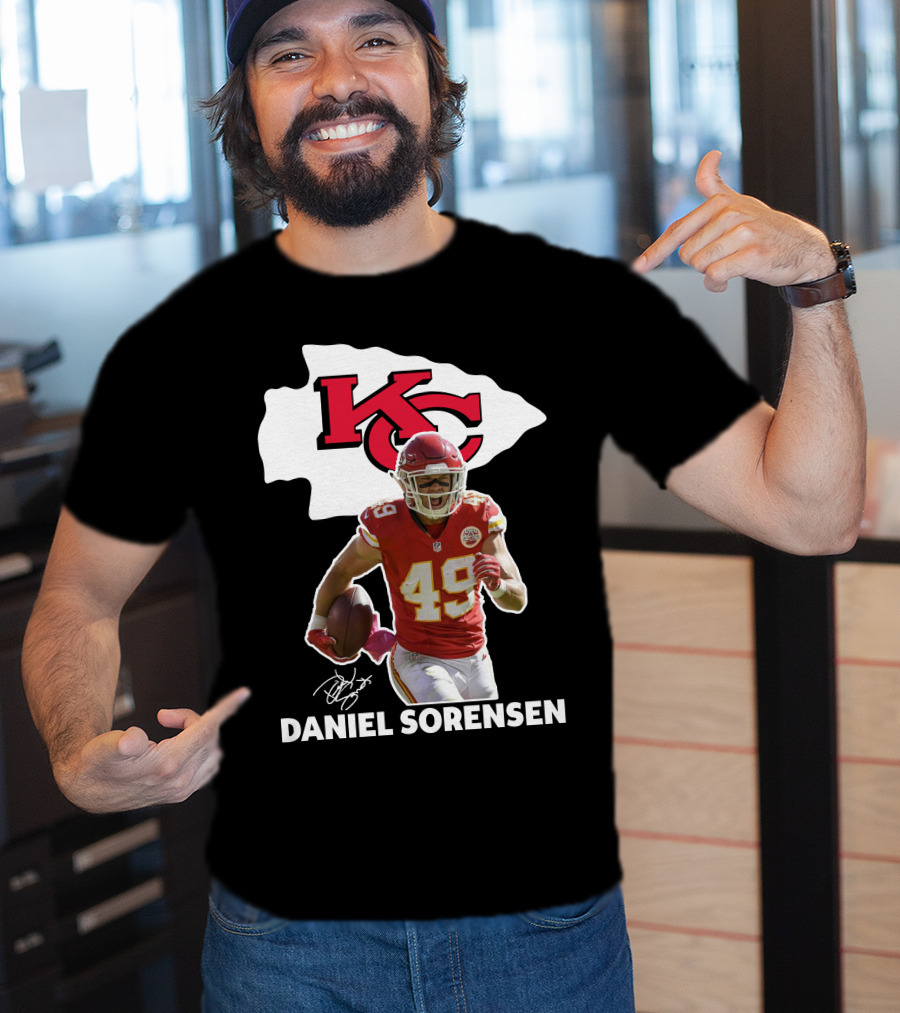 Daniel Sorensen Kansas City Chiefs 49 NFL Football Player T-Shirt