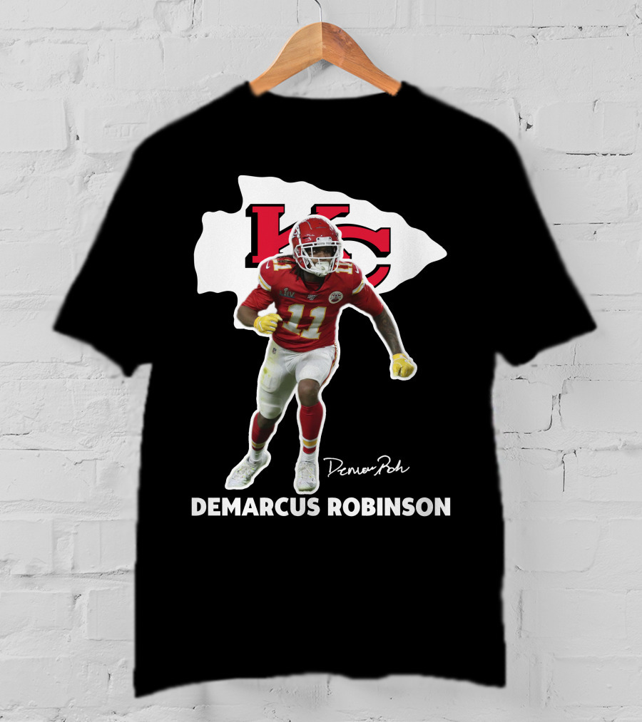 Kansas City Chiefs Demarcus Robinson NFL Player Number 11 NFLPA T-Shirt