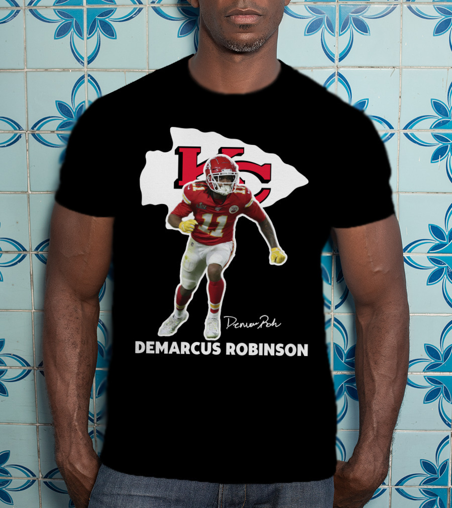 Kansas City Chiefs Demarcus Robinson NFL Player Number 11 NFLPA T-Shirt