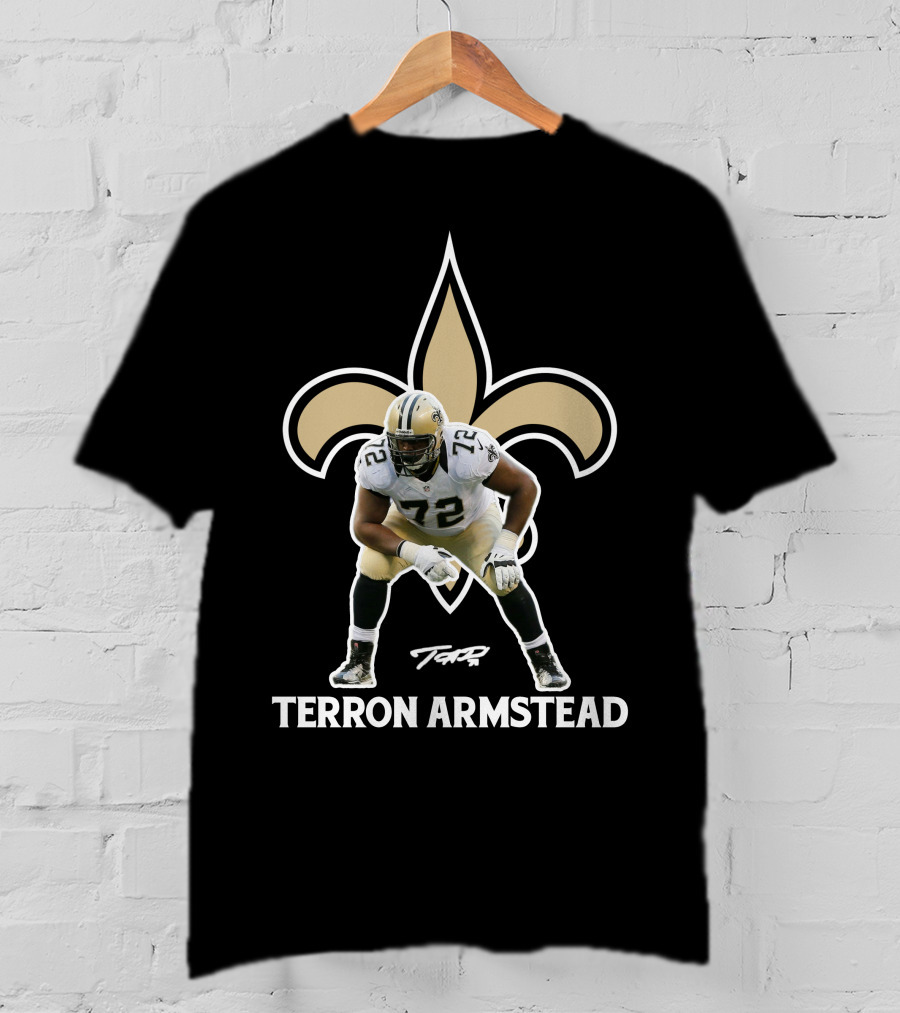 Terron Armstead New Orleans Football T-Shirt