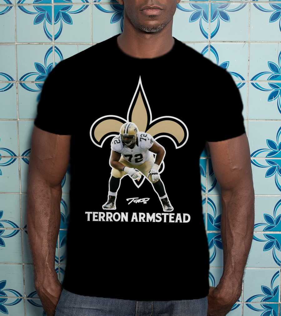 Terron Armstead New Orleans Football T-Shirt