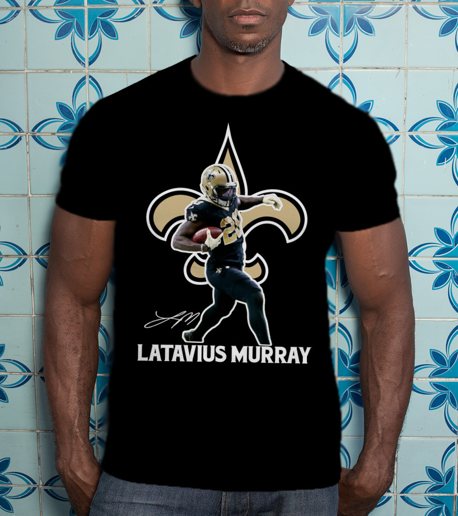 Latavius Murray New Orleans Saints NFL Fleur-de-lis T-Shirt