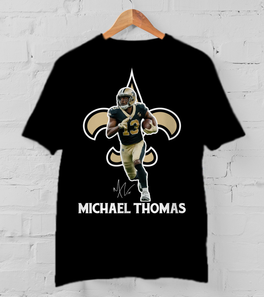 Michael Thomas New Orleans Saints Football Fleur-de-lis T-Shirt