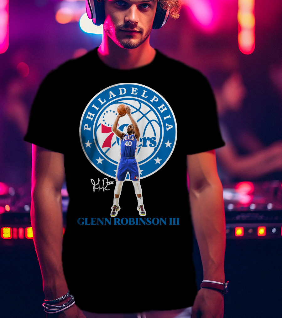 Philadelphia 76ers Glenn Robinson Iii T-Shirt