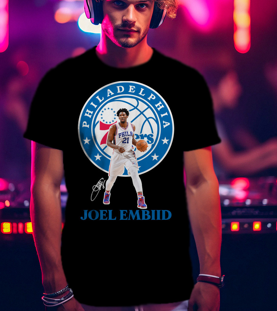 Philadelphia 76ers Joel Embiid T-Shirt