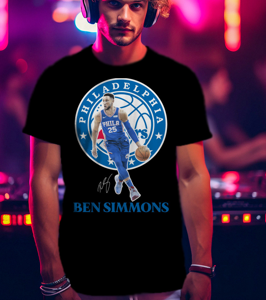 Philadelphia 76ers Ben Simmons 25 76Er01 T-Shirt