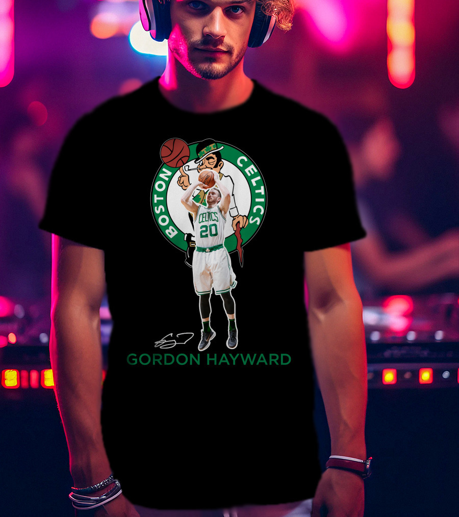 Boston Celtics Bc01 Gordon Hayward T-Shirt