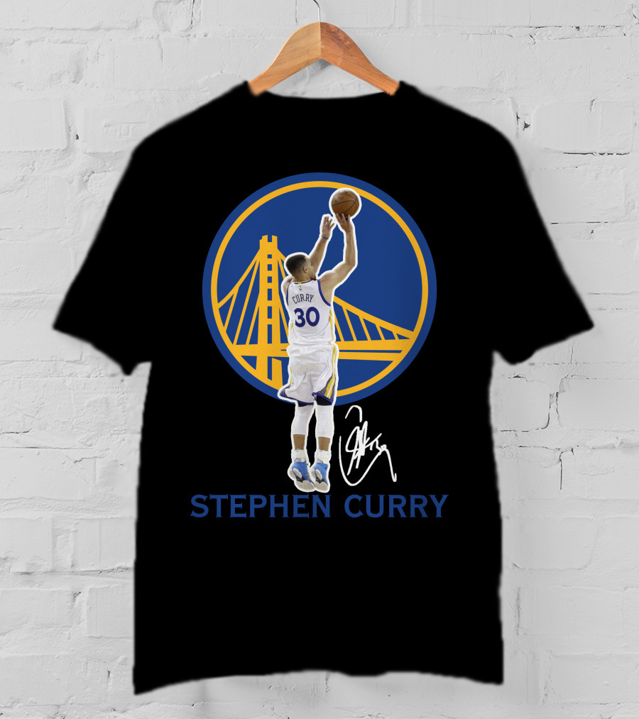 Stephen Curry Golden State Warriors 30 Signature Shot Gsw01 T-Shirt