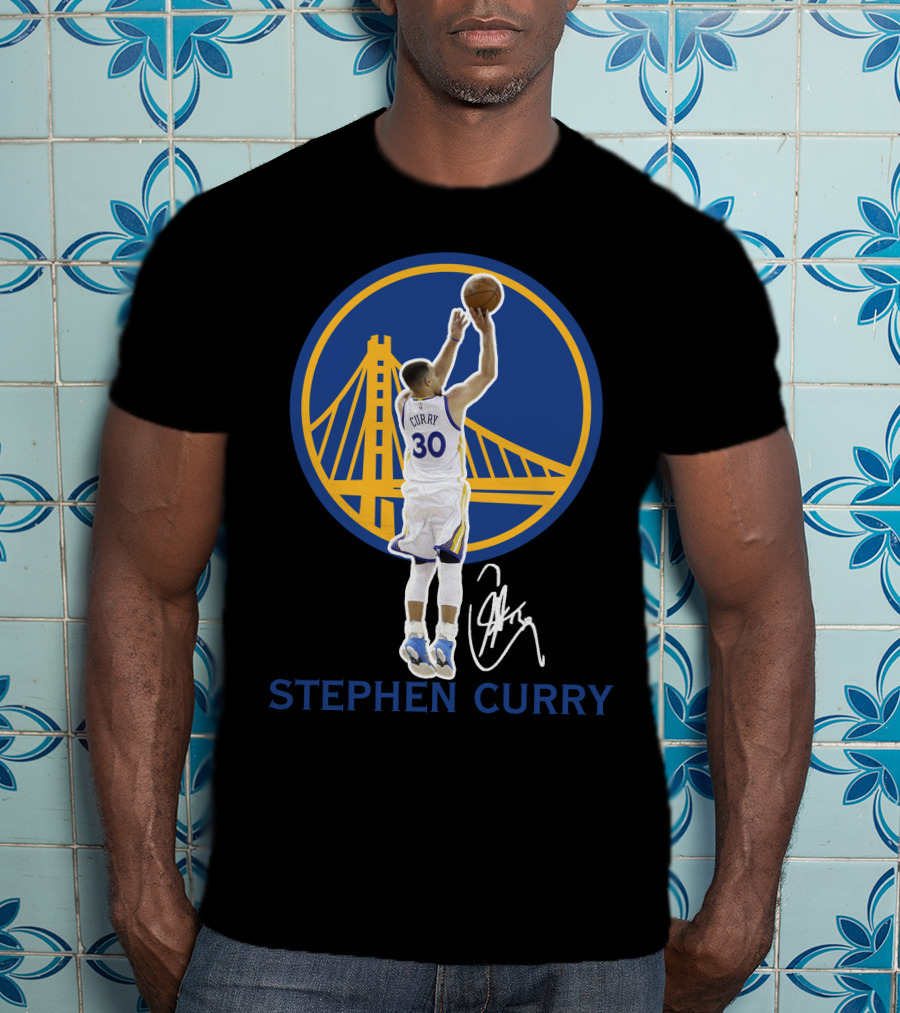 Stephen Curry Golden State Warriors 30 Signature Shot Gsw01 T-Shirt
