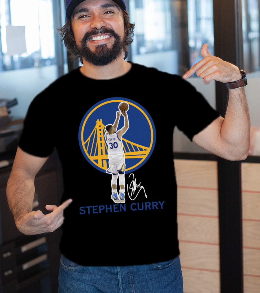 Stephen Curry Golden State Warriors 30 Signature Shot Gsw01 T-Shirt