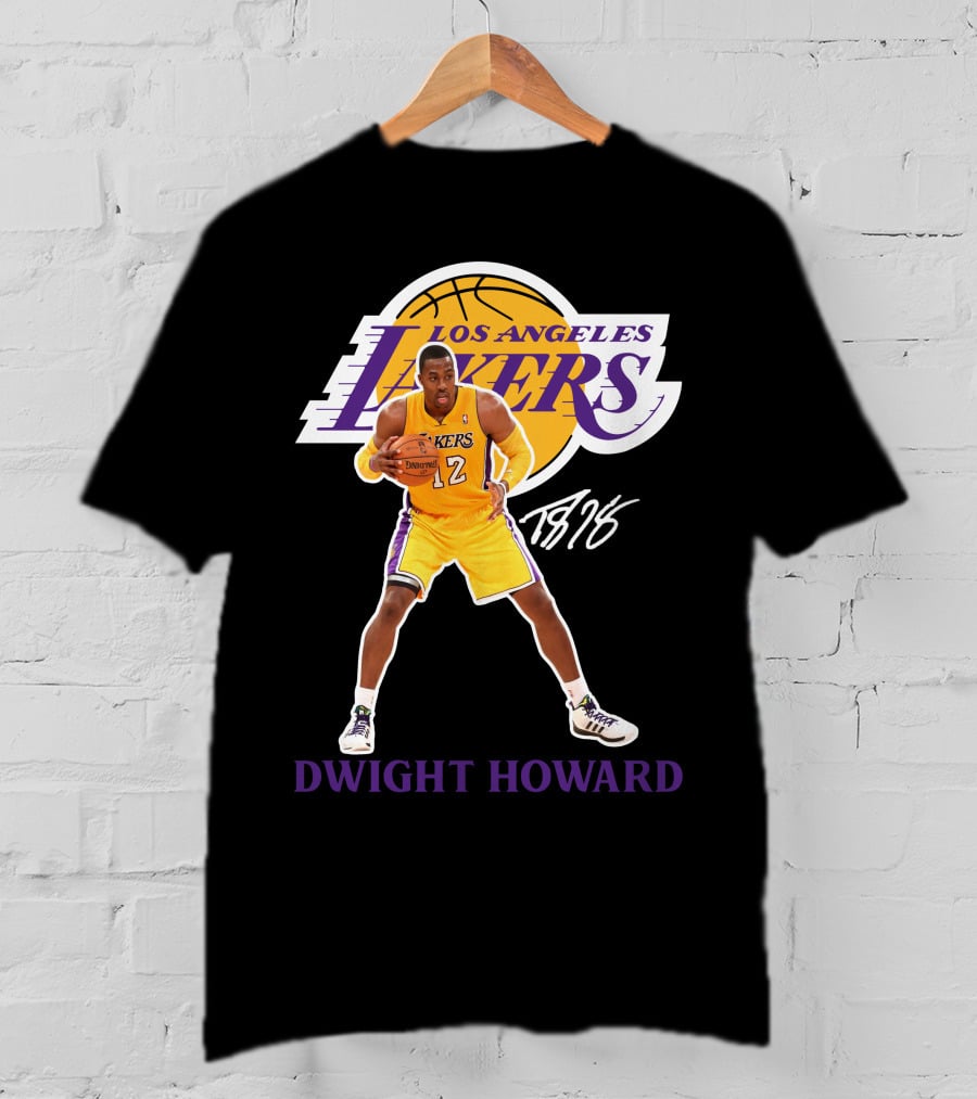 Los Angeles Lakers Dwight Howard 12 Basketball La05 T-Shirt
