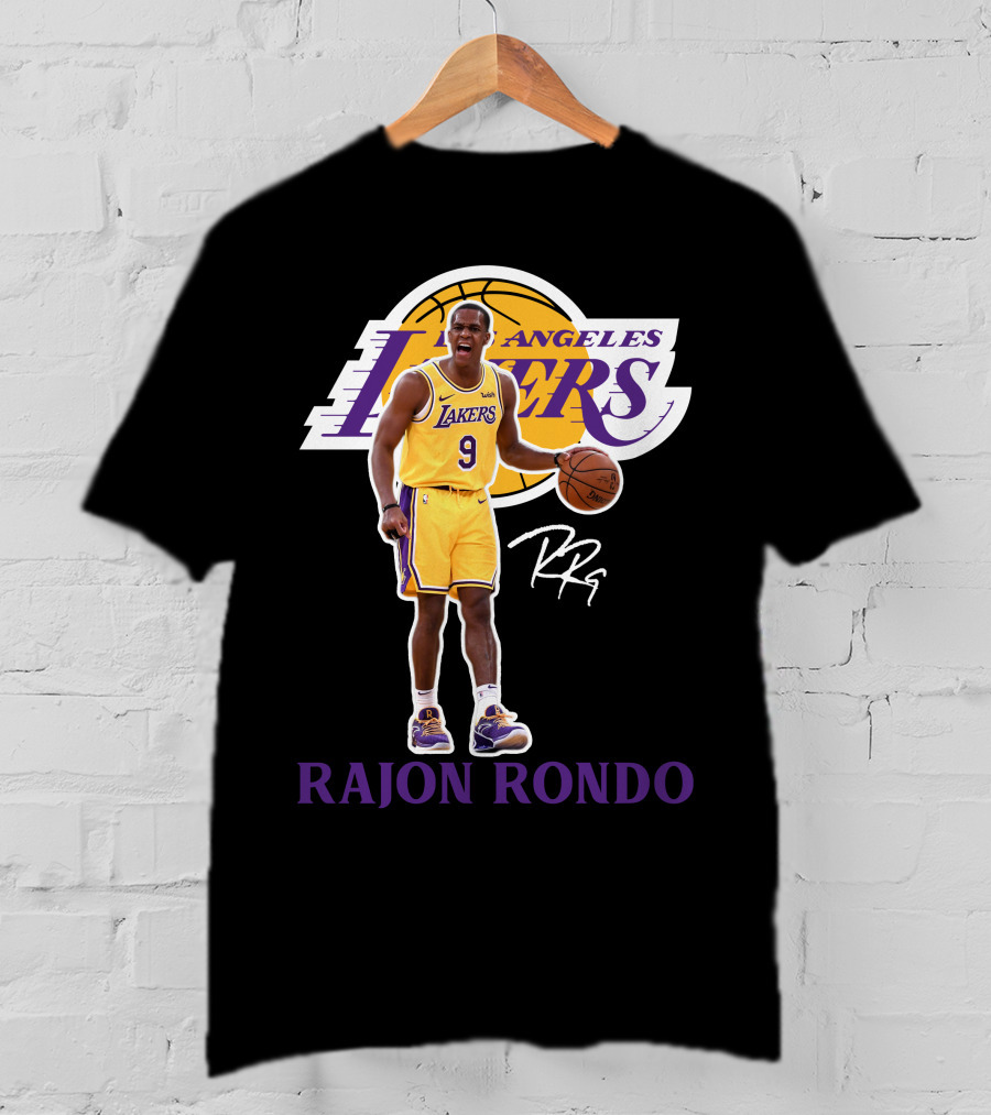 Los Angeles Lakers Rajon Rondo La04 T-Shirt