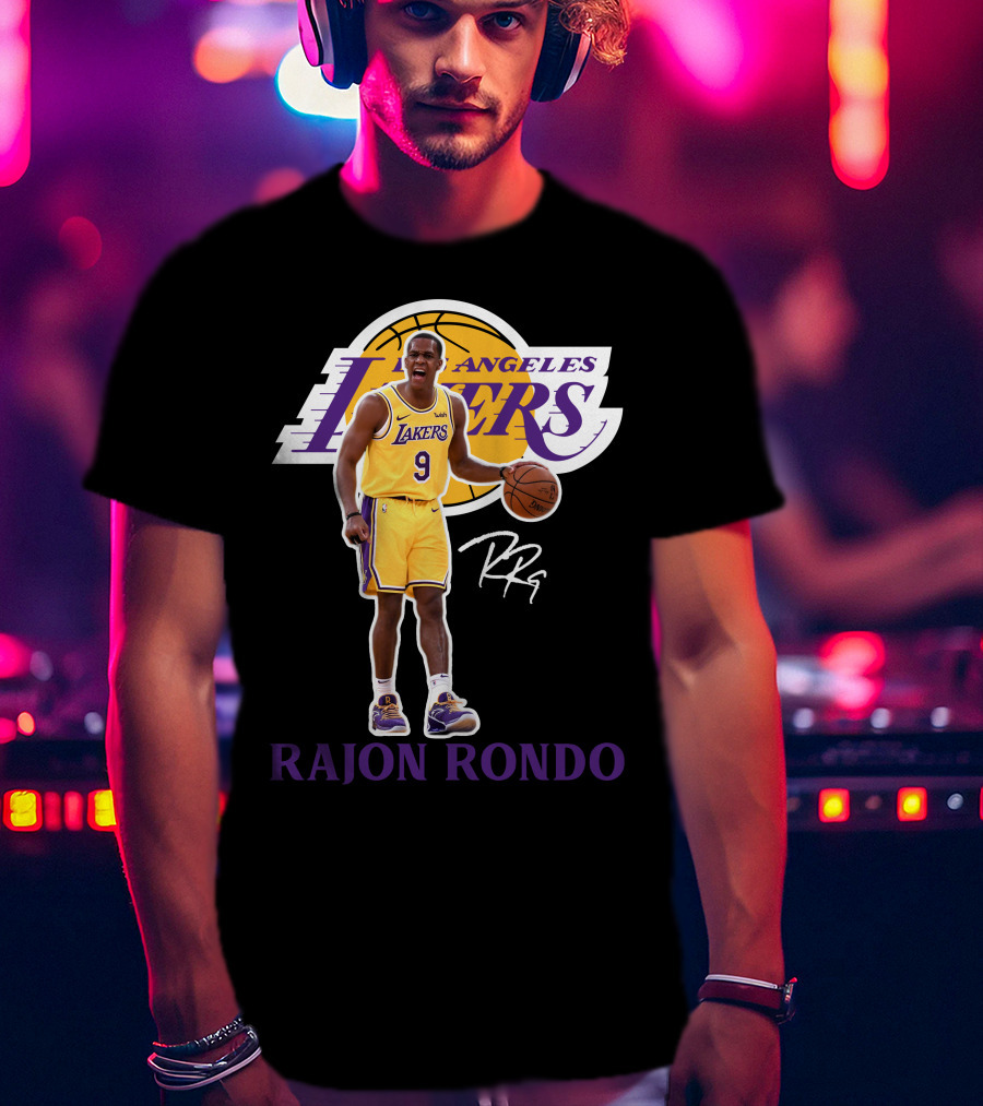 Los Angeles Lakers Rajon Rondo La04 T-Shirt
