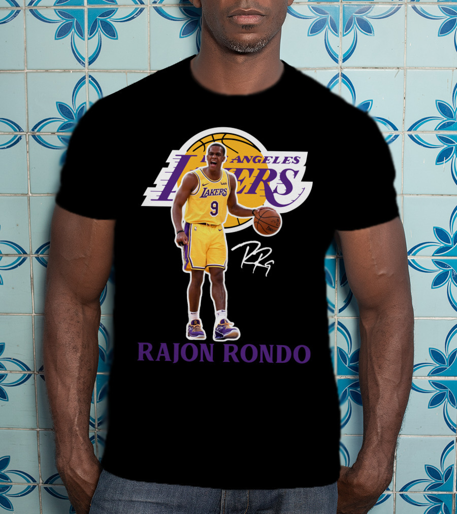 Los Angeles Lakers Rajon Rondo La04 T-Shirt