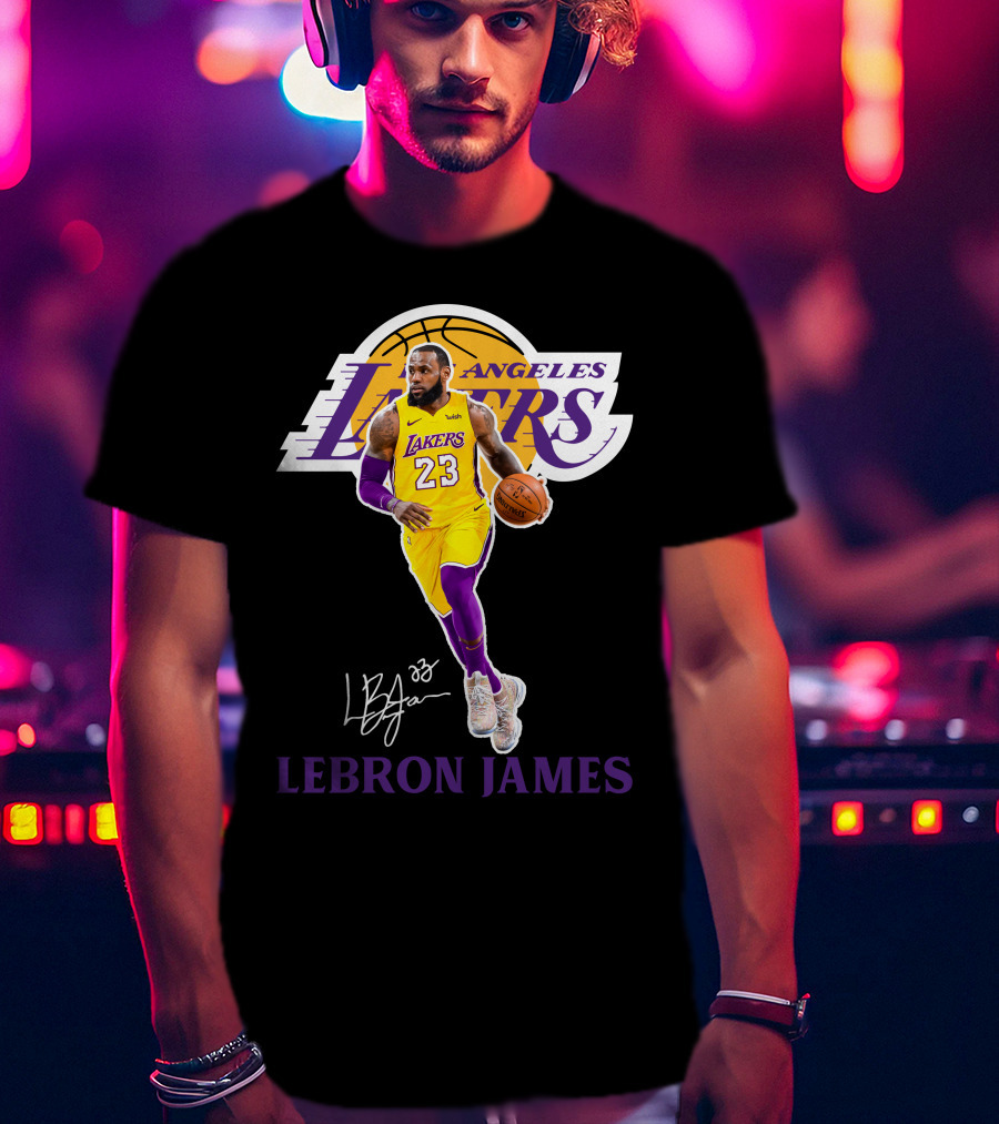 Lebron James Los Angeles Lakers 23 La01 T-Shirt
