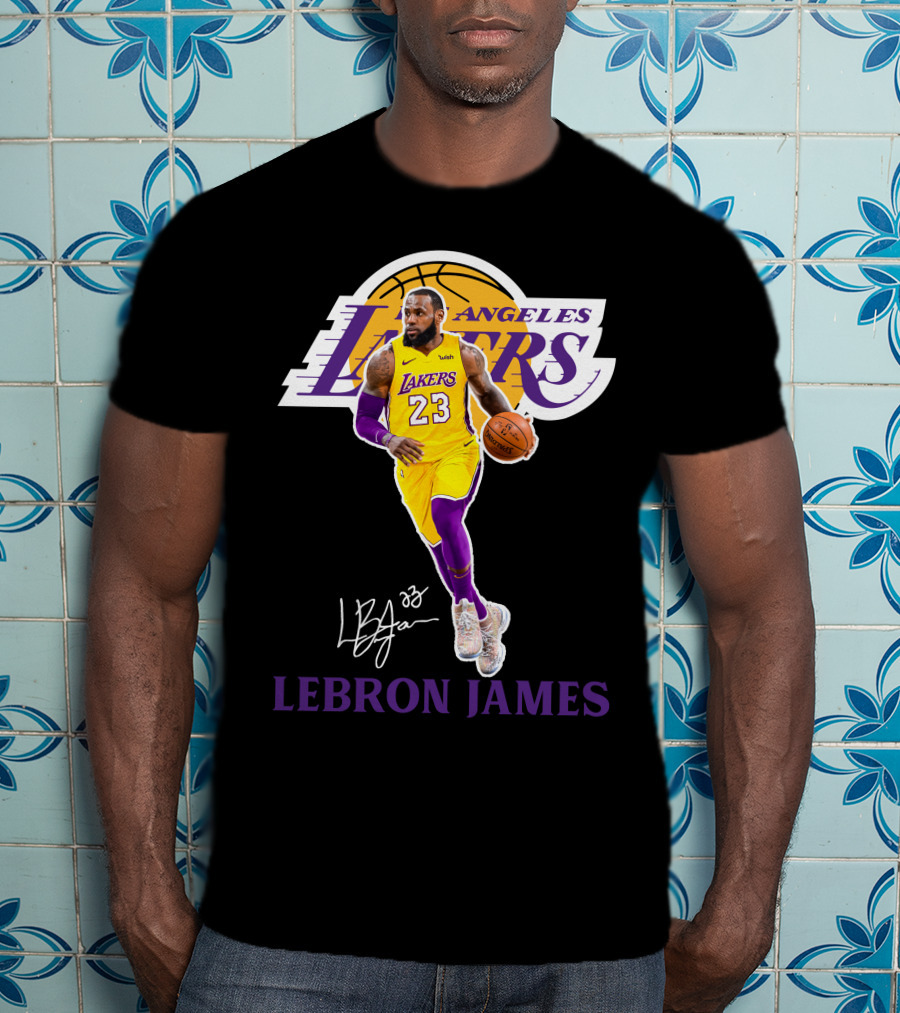Lebron James Los Angeles Lakers 23 La01 T-Shirt