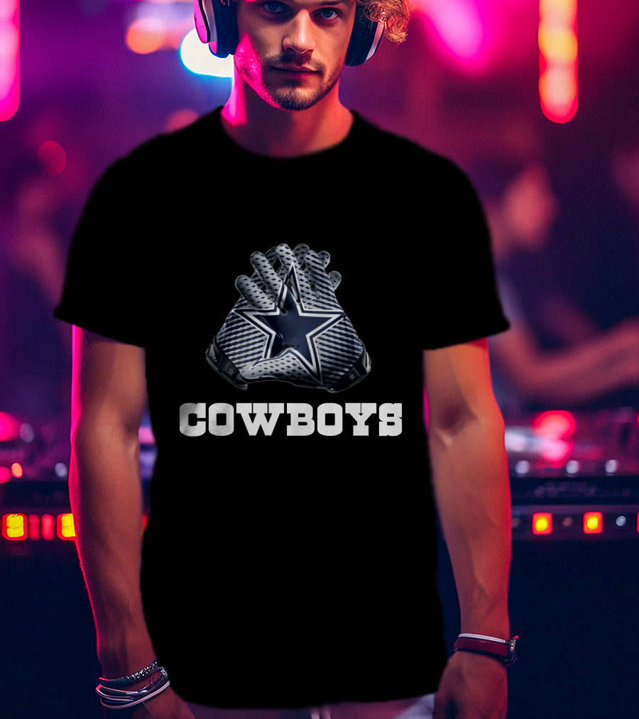 Cowboys Star Gloves 2D-Cowboysclone T-Shirt