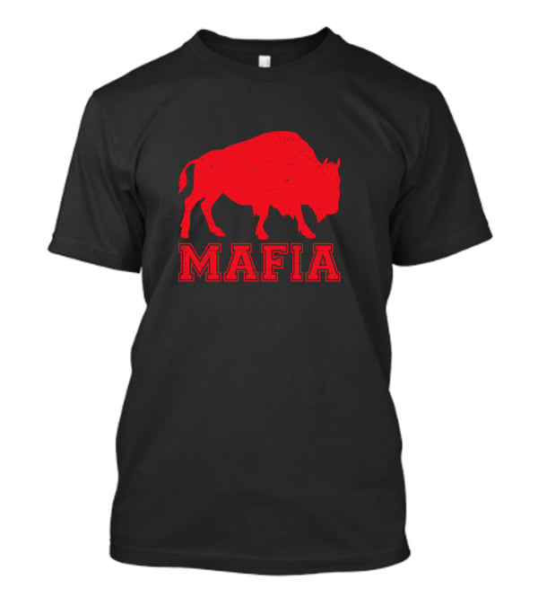 Buffalo Bills Mafia Red Bison T-Shirt