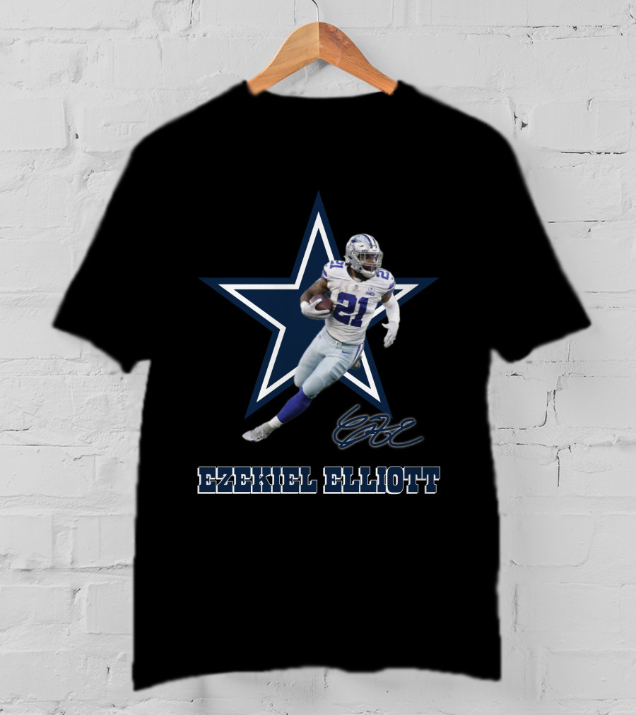 Ezekiel Elliott Dallas Cowboys Star T-Shirt
