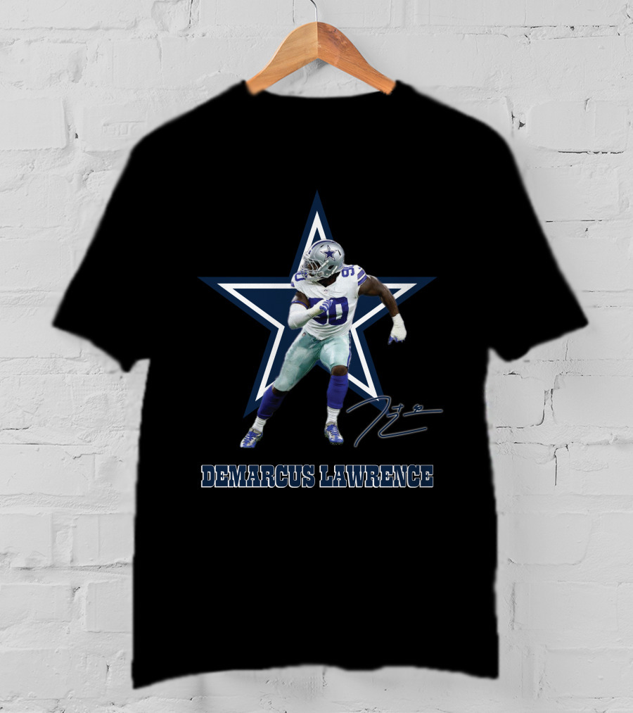 Demarcus Lawrence Dallas Cowboys Star Icon 90 T-Shirt