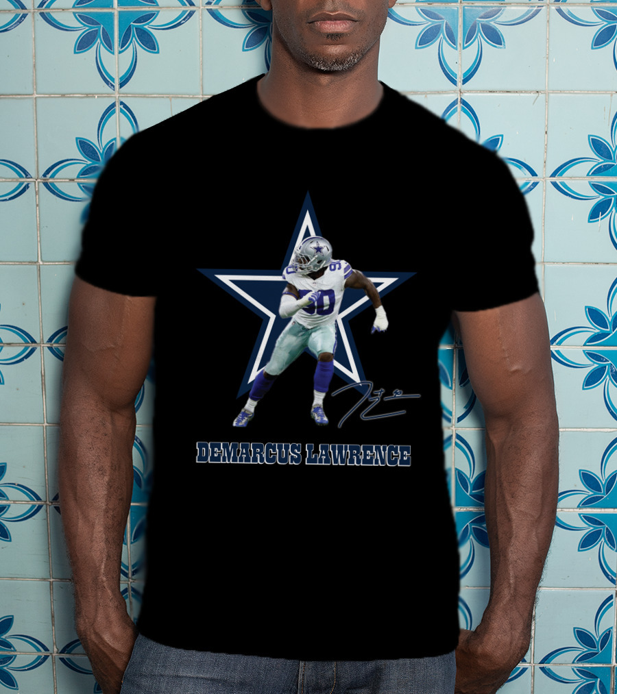 Demarcus Lawrence Dallas Cowboys Star Icon 90 T-Shirt