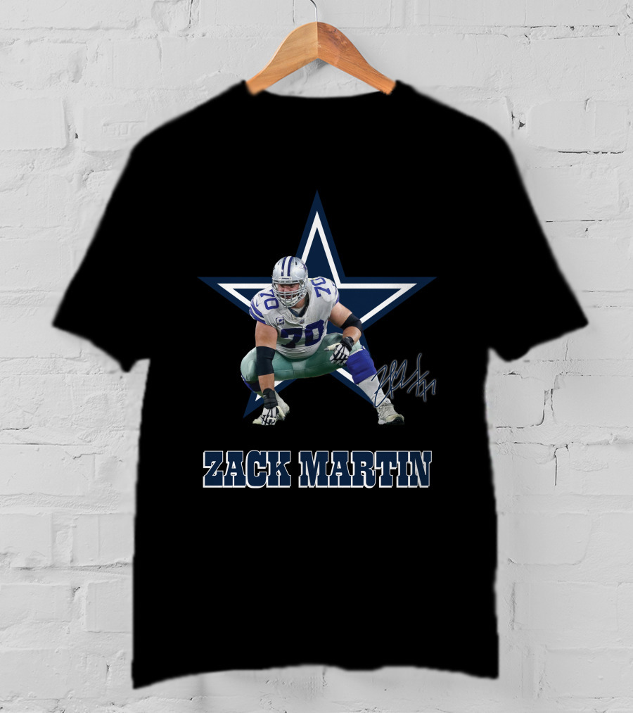 Zack Martin Dallas Cowboys 70 Star T-Shirt