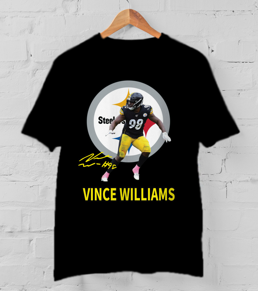 Vince Williams Pittsburgh Steelers 98 Signature Edition T-Shirt