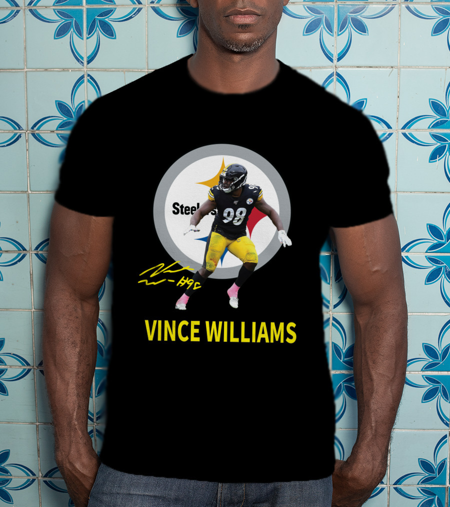 Vince Williams Pittsburgh Steelers 98 Signature Edition T-Shirt