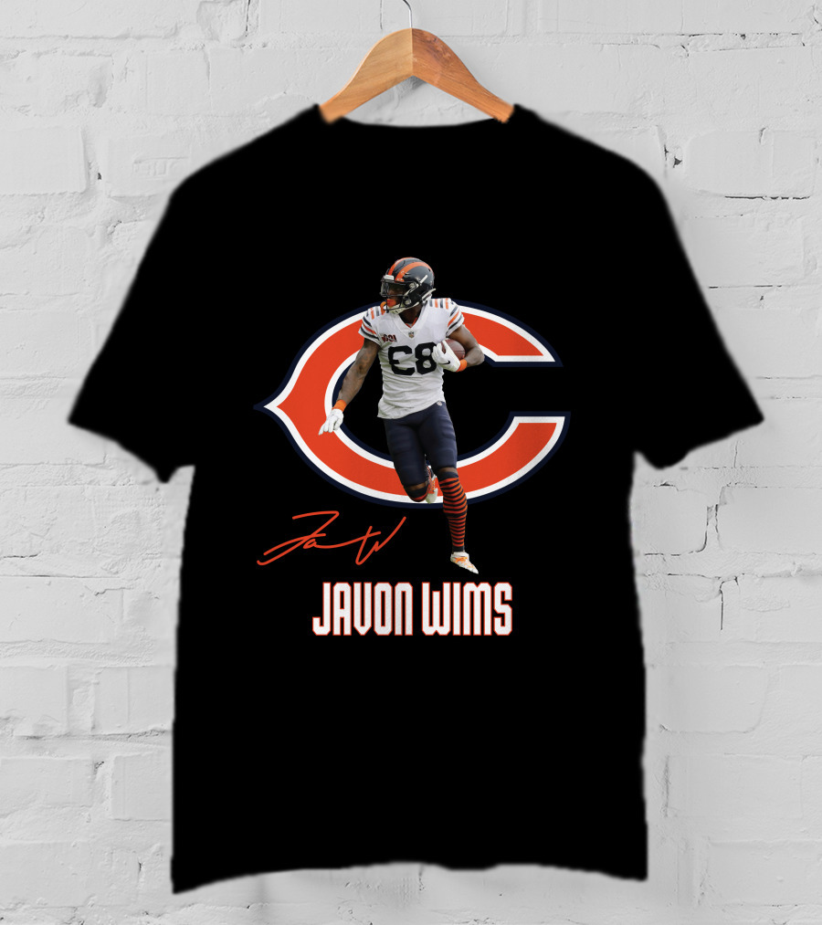 Chicago Bears Javon Wims 08 Football Player Fan Gear T-Shirt