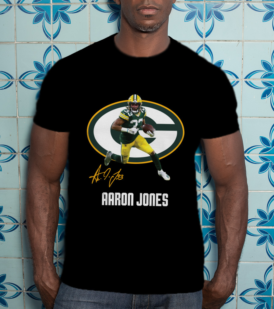 Aaron Jones Green Bay Packers 33 T-Shirt