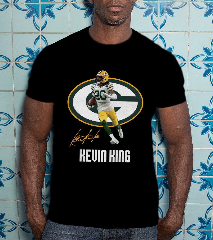 Green Bay Packers Kevin King Signature 26 Football Player T-Shirt