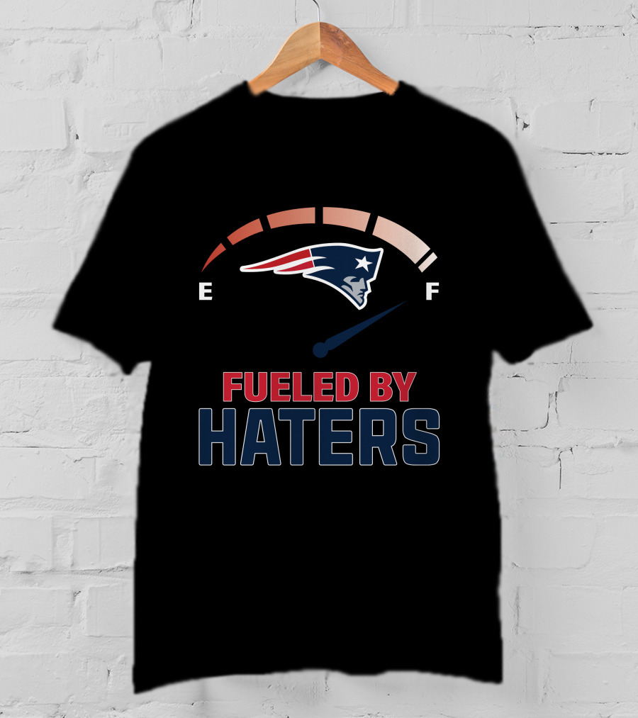 Fueled By Haters 01 New England Patriots Fuel Gauge T-Shirt