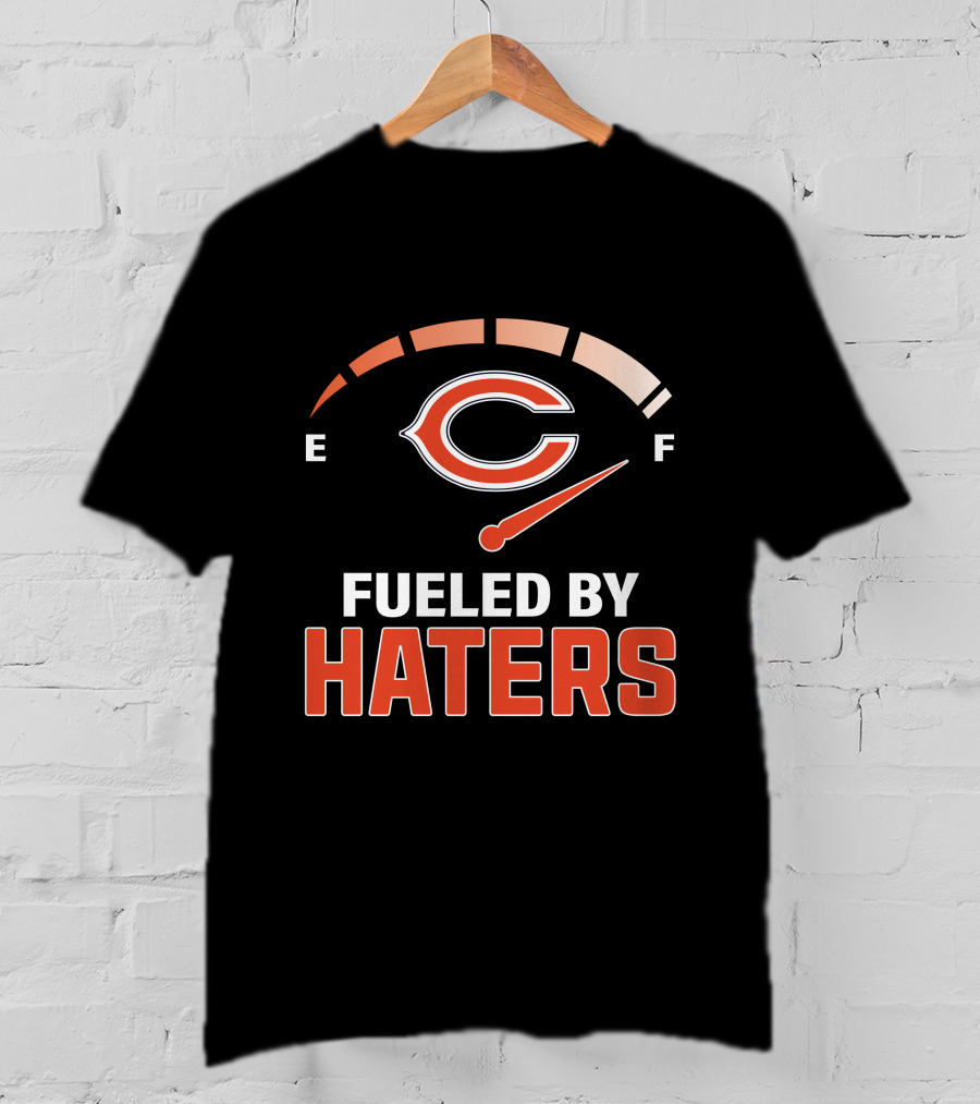 Fueled By Haters Chicago Football Fan Meter T-Shirt