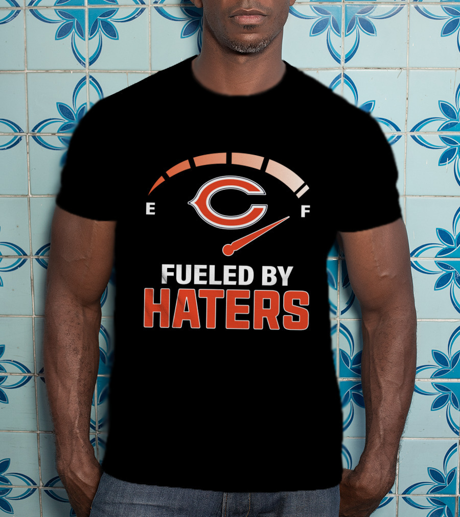 Fueled By Haters Chicago Football Fan Meter T-Shirt