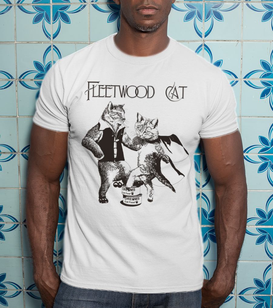 Fleetwood Cat Dreams Cat Food Dancing Cats T-Shirt