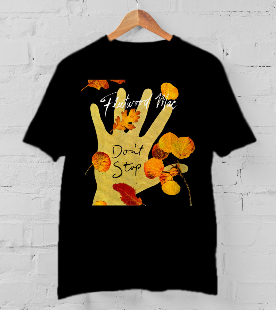 Don't Stop Fw 17 Autumn Leaves Hand T-Shirt